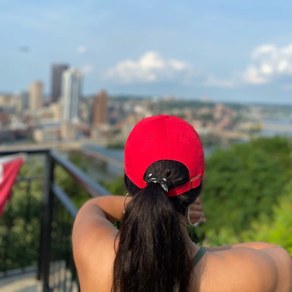 Red “PRETTY PAID & PRIVILEGED”  '47 Brand baseball cap
